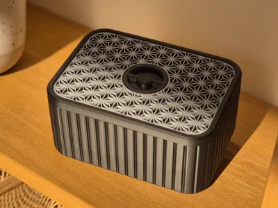 Asanoha Lockable Box - No AMS