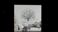 Décoration murale arbre hexagonal — photo 3