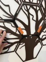 Décoration murale arbre hexagonal — photo 6