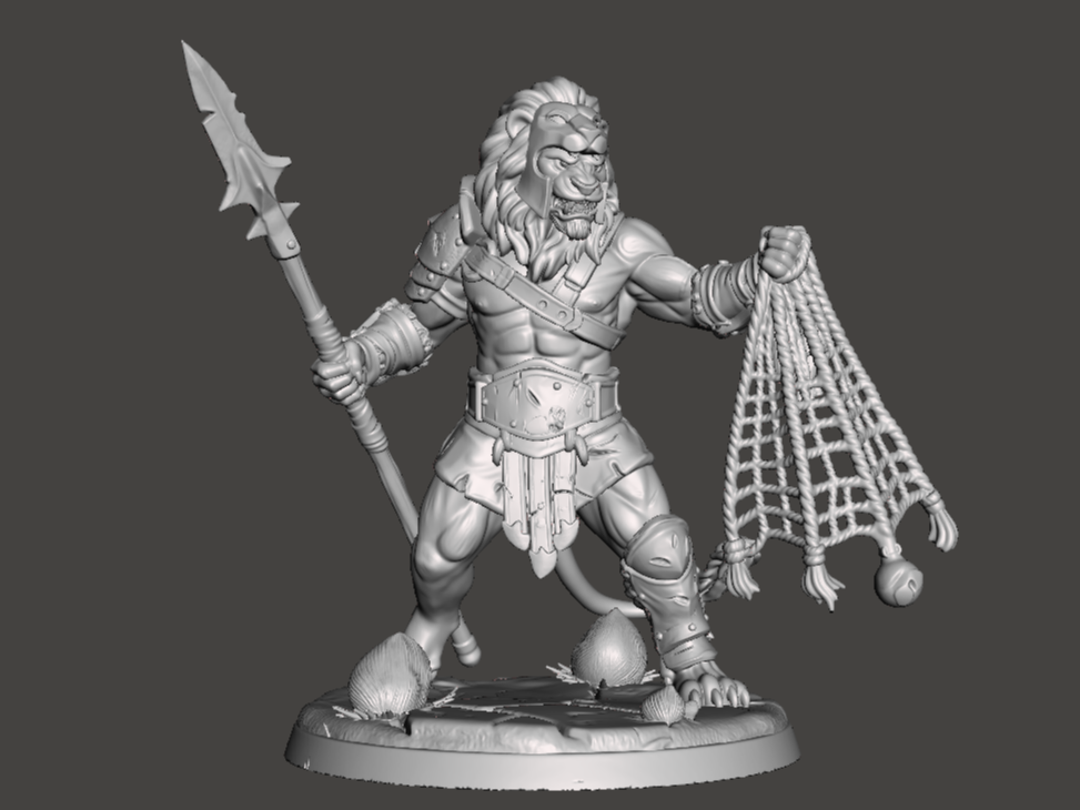 D&D Leonin Gladiator