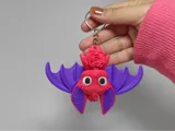 Ключодържател Baby Bat Dragon с цвете