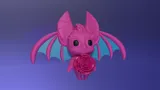 Ключодържател Baby Bat Dragon с цвете