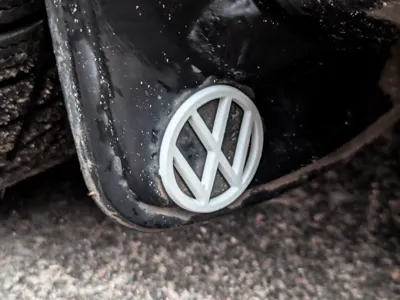Volkswagen mudguard badge replacement