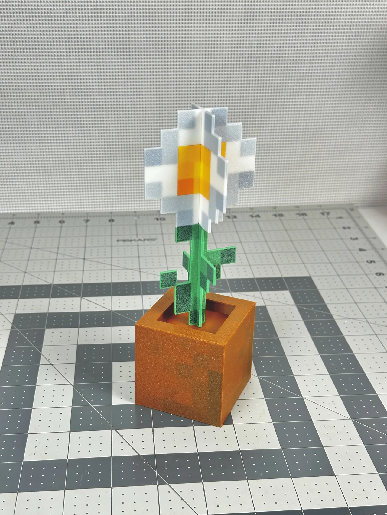 Minecraft Flowers with Pot view 4