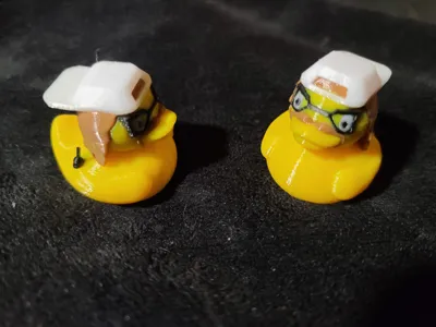 Hipster Rubber Duck