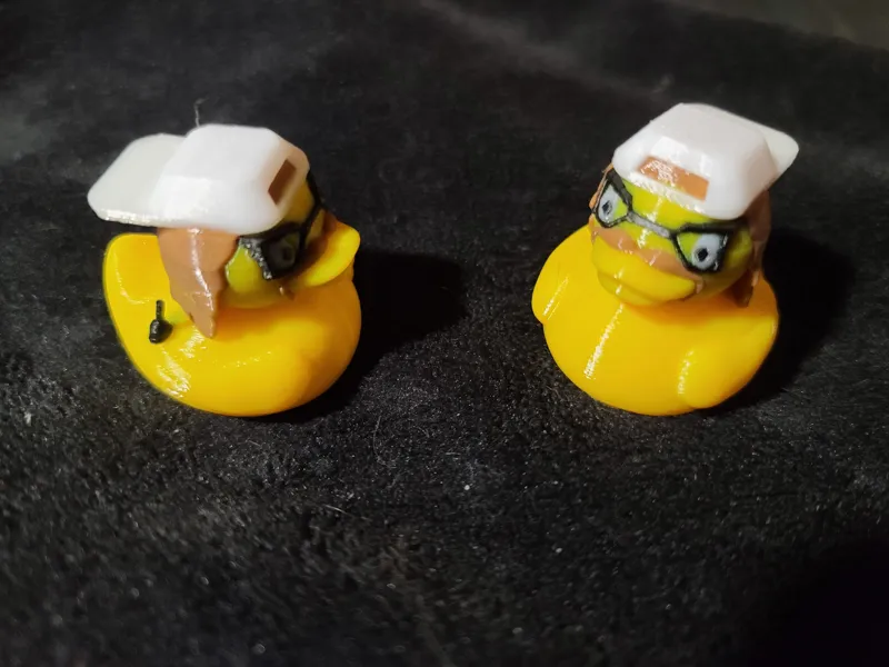 Hipster Rubber Duck
