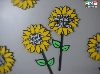 Magnetic Sunflower Decor