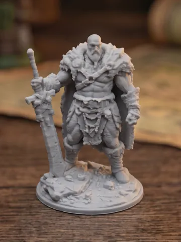 Soporte: Goliath Barbarian - Mountain Juggernaut Greatsword — vista de referencia 2