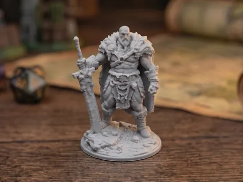 Soporte: Goliath Barbarian - Mountain Juggernaut Greatsword — referencia de MakerWorld