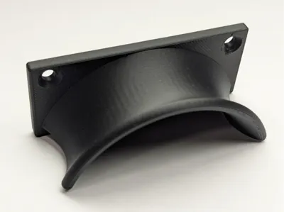 Mic Hanger & Contoured Cable Manager - Shelf Mount