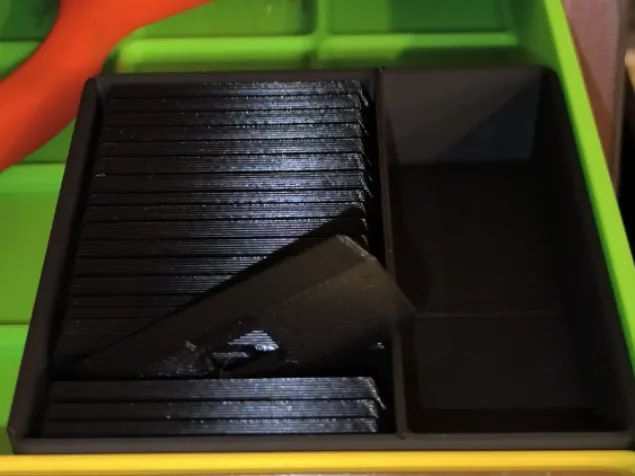 4x4 Gridfinity storage blades for Bed Scraper XL