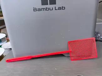 "拍蝇快客"3D打印苍蝇拍2.0版本/蚊拍/TPU/PETG