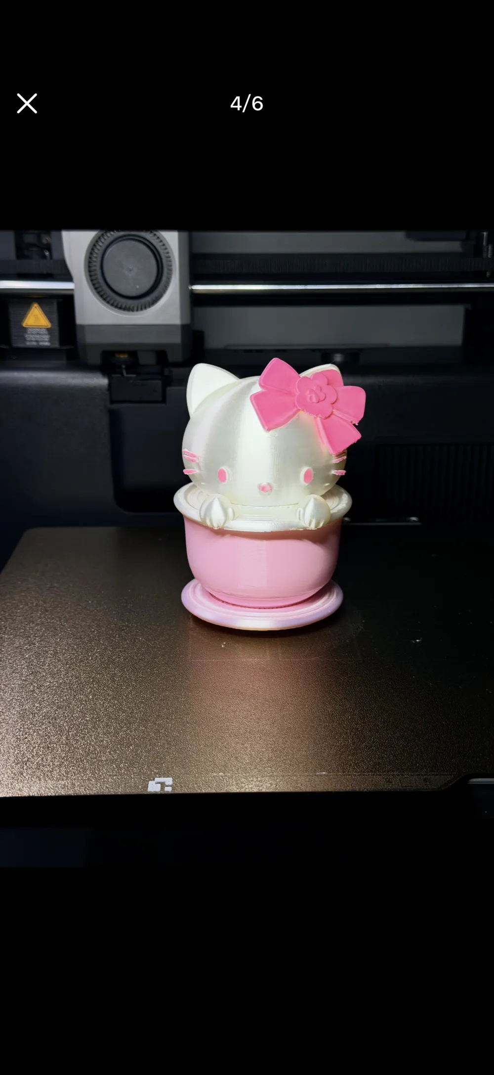 HELLO KITTY Storage Lidded Bowl - Free 3D Print Model - MakerWorld