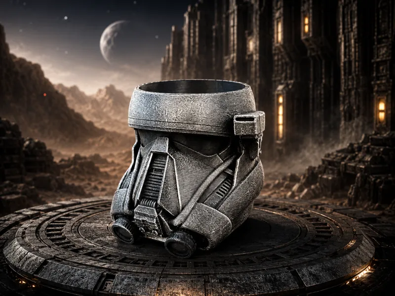 Death Trooper Helmet Planter
