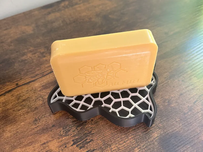 Designer soap dish