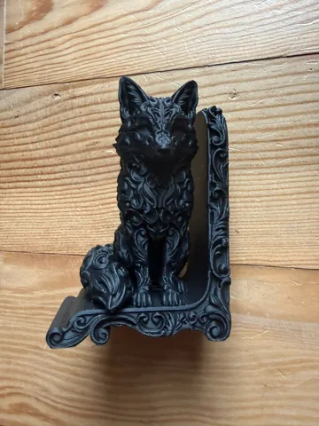 Figura decorativa: Baroque Fox Statue Bookends Forest Art — vista de referencia 3
