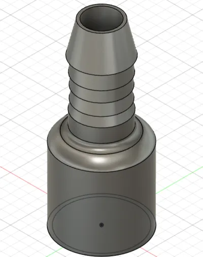 STANDARD WASHBASIN TO 1" HOSE ADAPTER