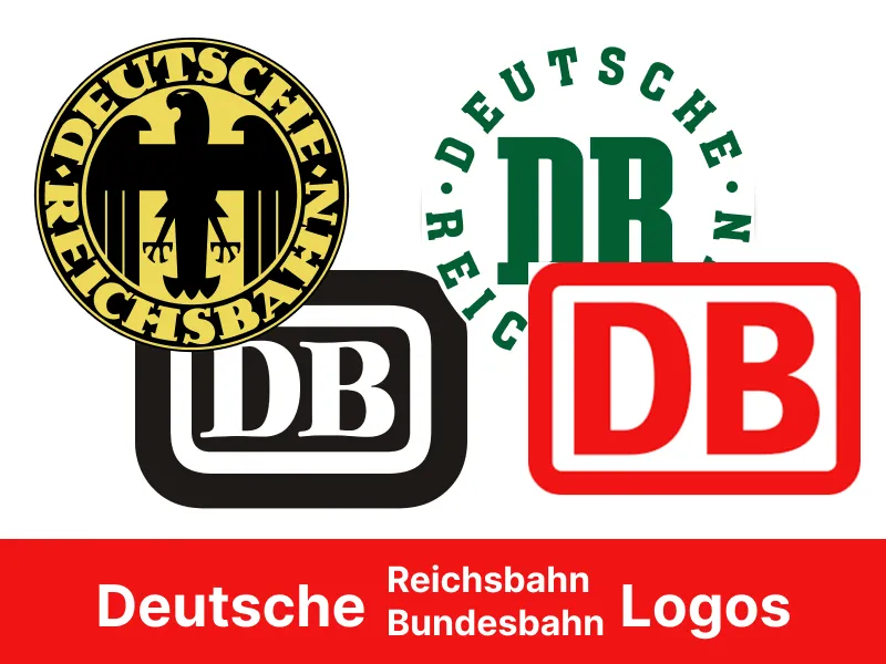 Deutsche Bahn Logos | Reichsbahn | Bundesbahn | DB