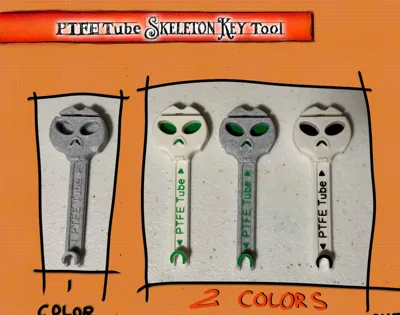 PTFE Tube Skeleton Key Tool