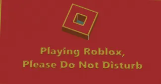 Playing Roblox Sign