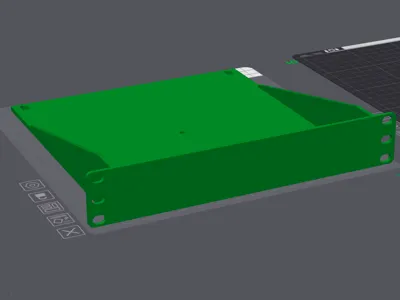 1U Shelf (no hole) for 10" Server Rack