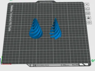 Spiral fidget cone