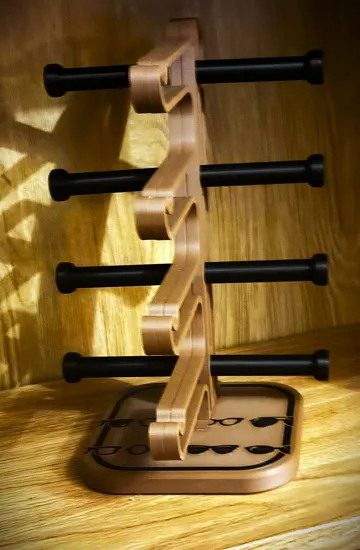Soporte: 4-Tier Sunglasses & Eyeglasses Display Stand — vista de referencia 4