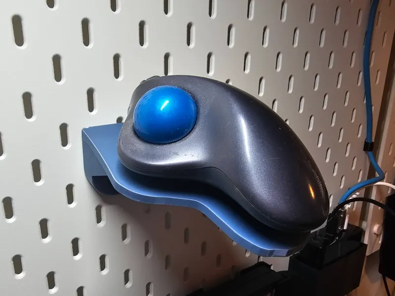 Skadis Logitech trackball (M575 and more) holder