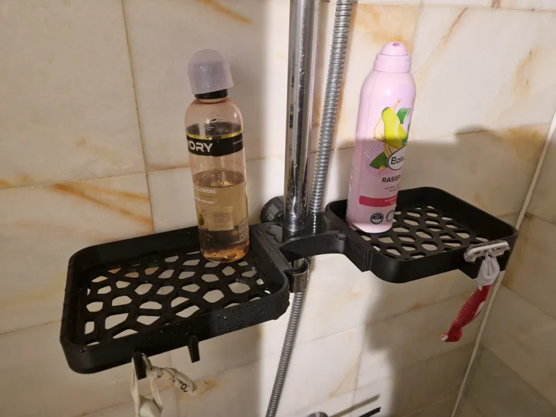 Bathroom vonoroi shower shelf