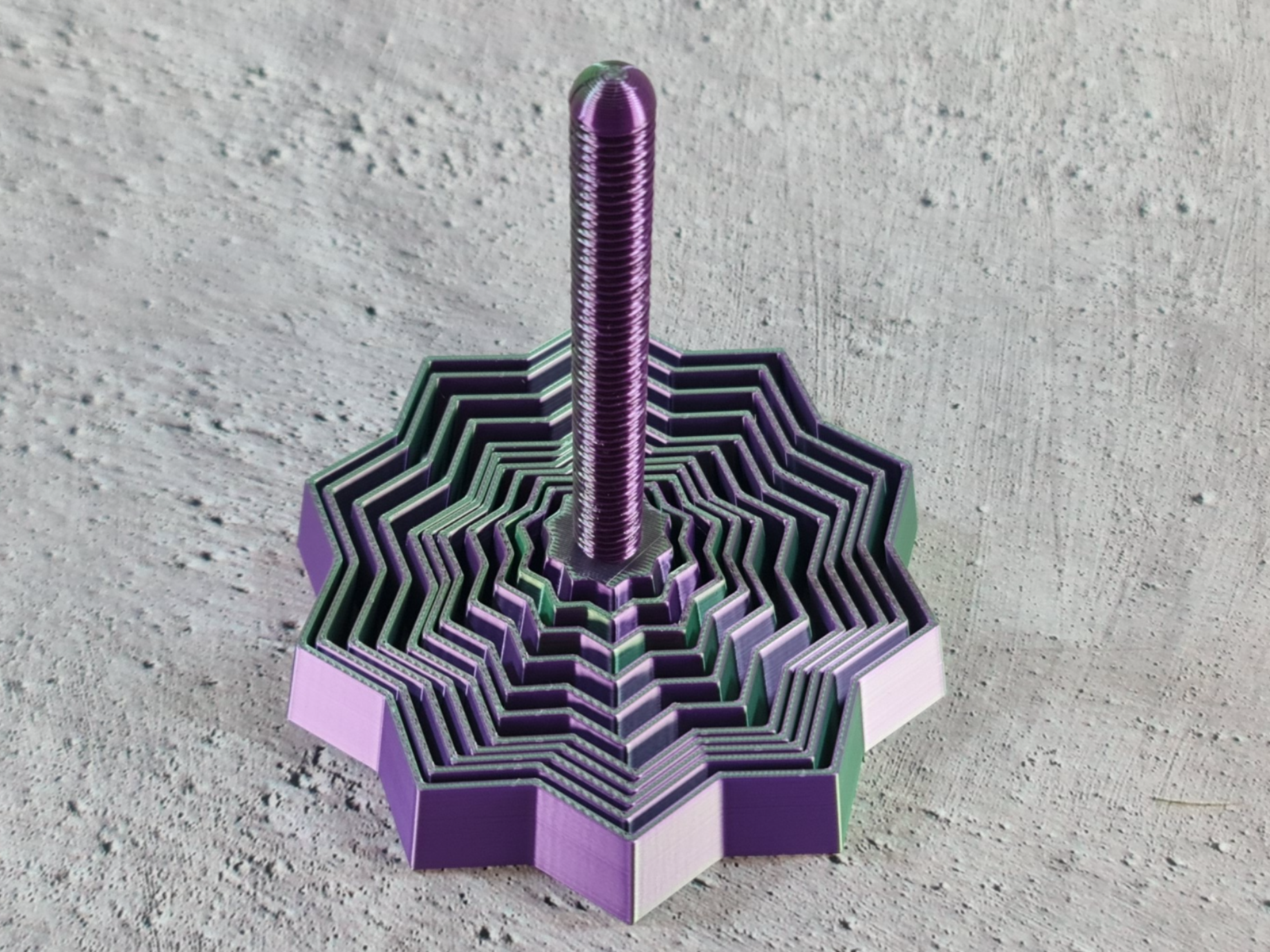 Flexi Fidget Star with Handle Stress Relief Spinne