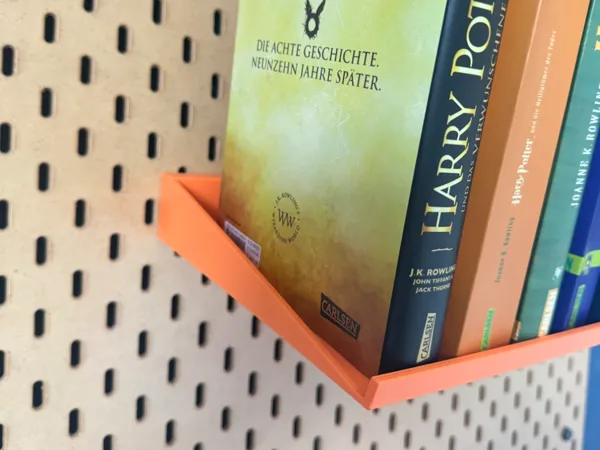 Étagère à livres inclinée pour panneau Skådis