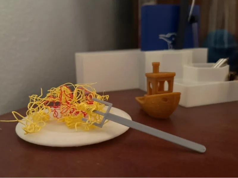 Spaghetti (failure) on a plate!