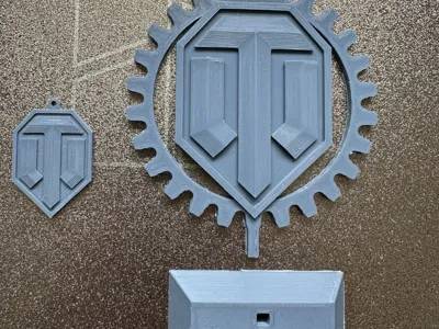World of Tanks Keychain and Trophy