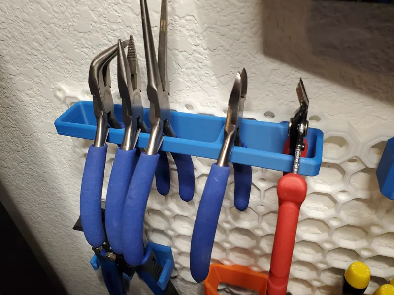 Multiboard Pliers Holder w/ Snaps (Holds 9 tools)