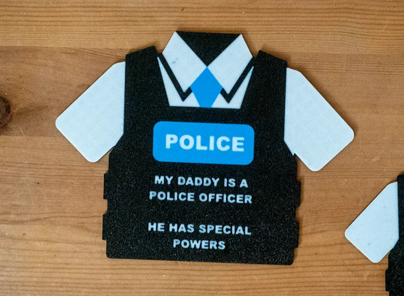 My Daddy a Police Officer Coaster