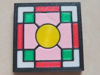 彩色花窗冰箱贴