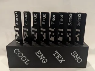 QR Plate Label Holder