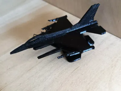 F16 Fighting Falcon Kit Card with Stand