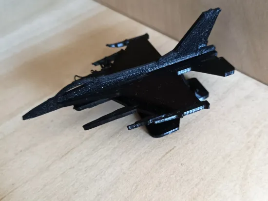 F16 Fighting Falcon Kit Card with Stand