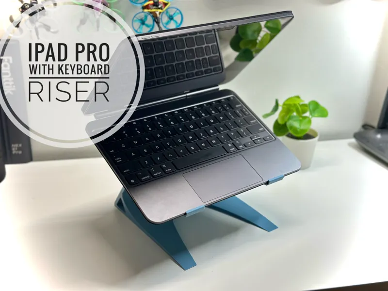 iPad Pro with Keyboard Riser