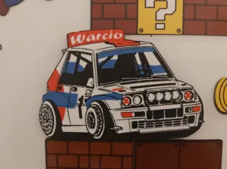 Tooned lancia delta magnet