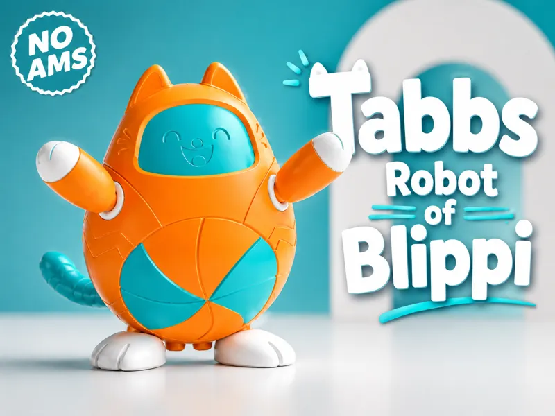 Tabbs Robot of Blippi – No AMS Multicolor Figure