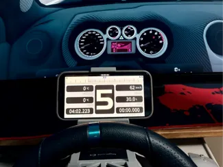 SIM Racing Phone Holder on Logitech G29/G920/G923