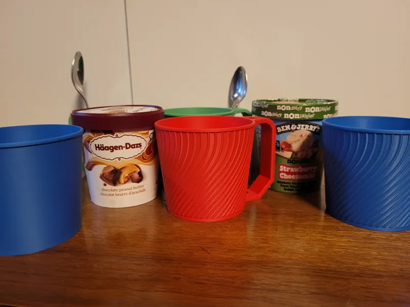 Ice Cream and Spoon Holder