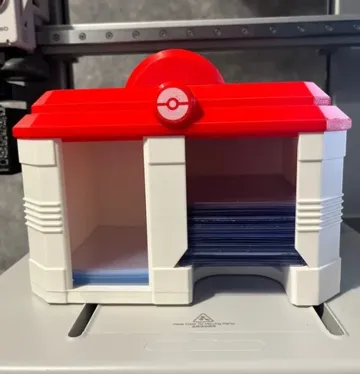 Letrero o emblema decorativo: POKEMAN TCG TOPLOADER SLEEVE DISPENER — vista de referencia 4