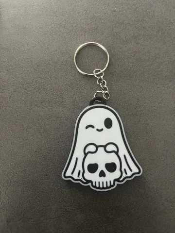 Llavero: adorable ghost & skull keychain — vista de referencia 4