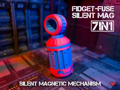 Fidget Fuse Silent Mag 7 in 1