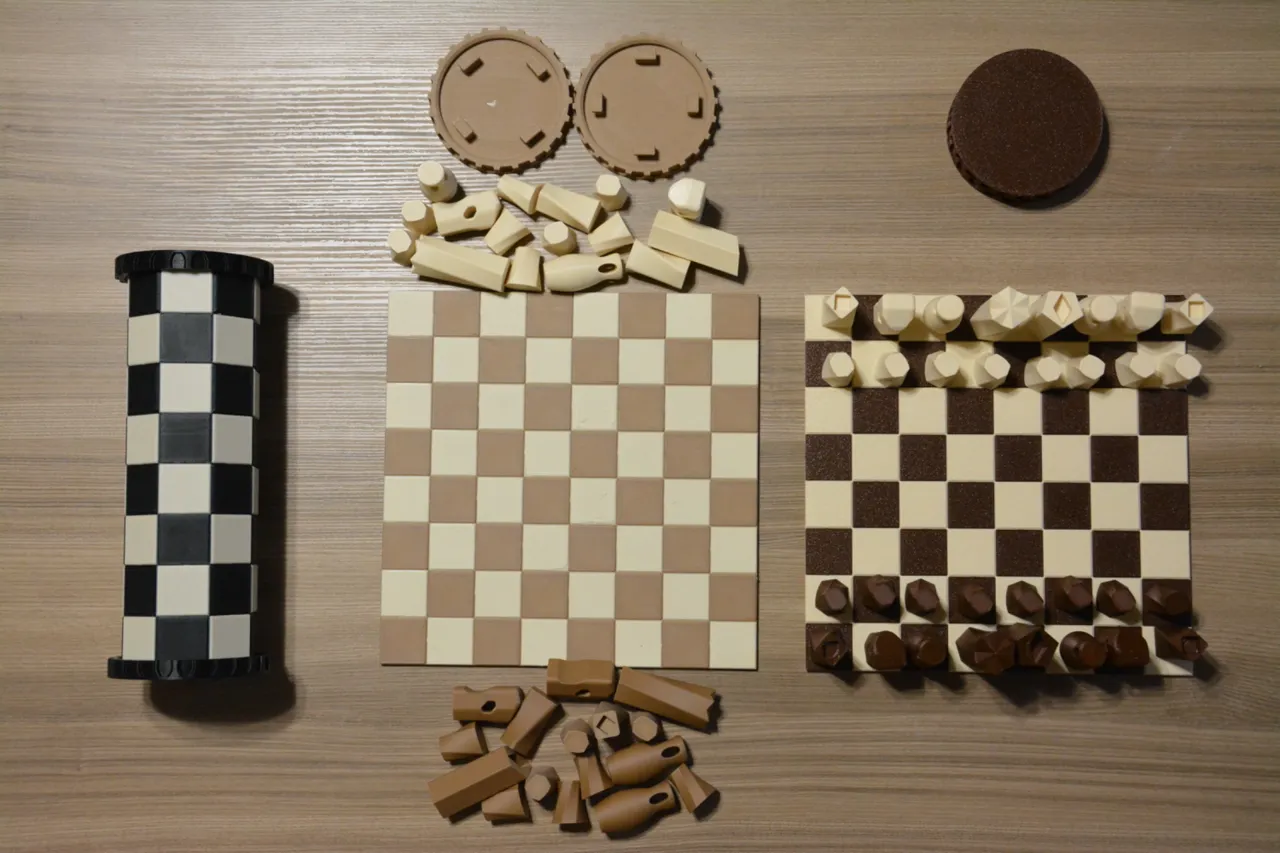 Minimalist Chess Set | Foldable & Portable view 4