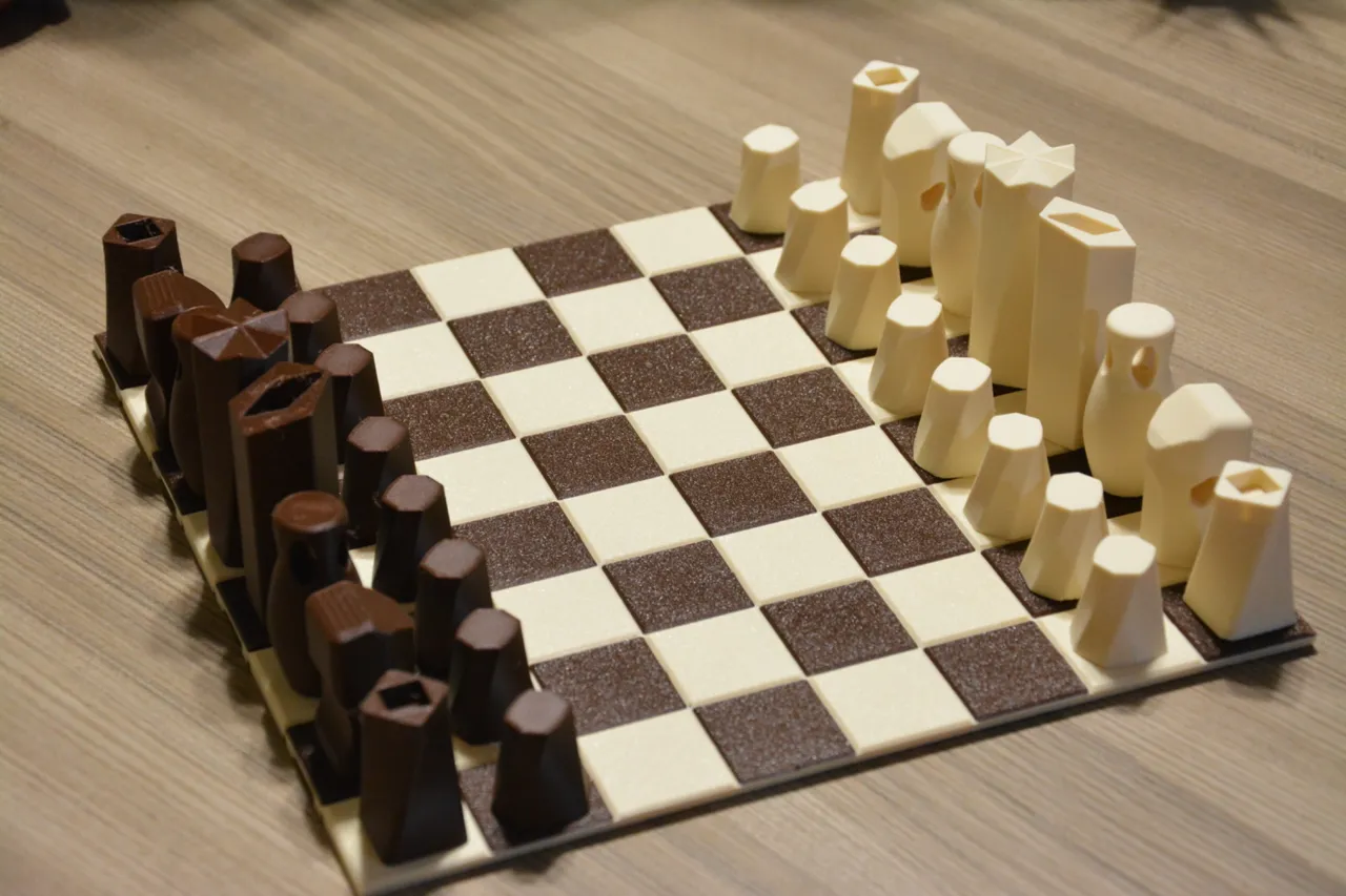 Minimalist Chess Set | Foldable & Portable view 2