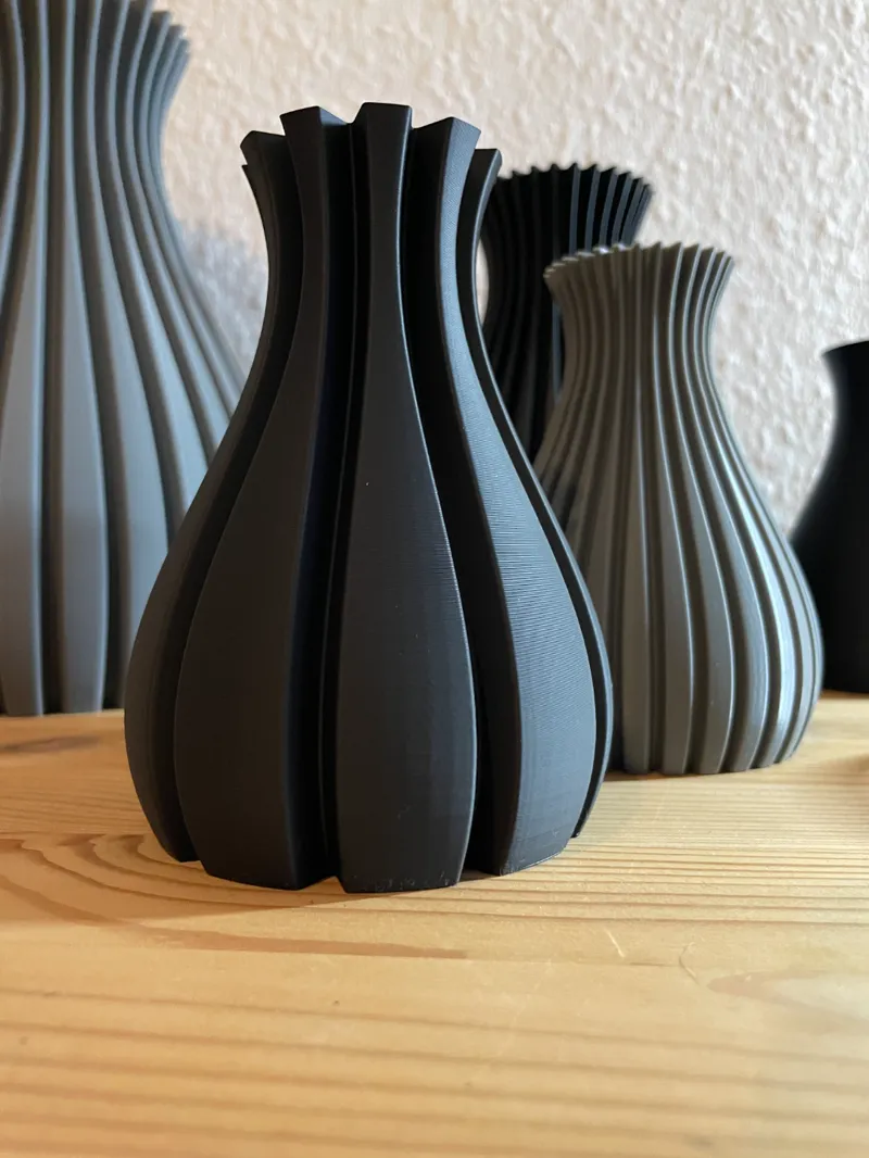 Modern Vase, Spiralvase, Minimalvase 250mm